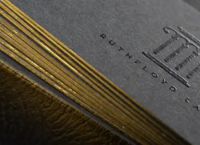 Edge Foil Business Cards Edge Foil Business Cards