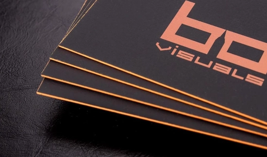Painted Edge Business Card Painted Edge Business Card