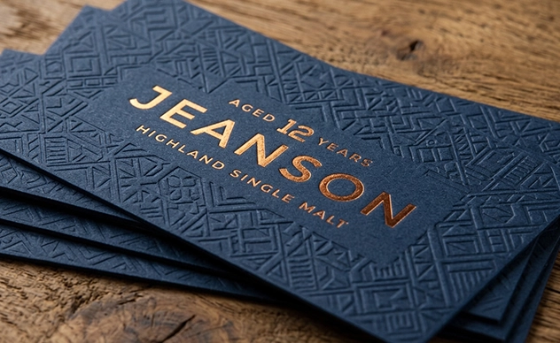 Embossed Business Cards Sample 4