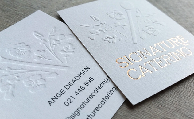 Embossed Business Cards Sample 6