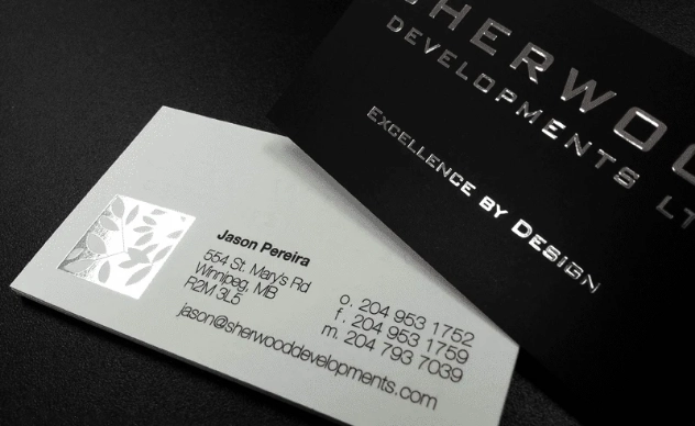 foil Business Cards Sample 1 foil Business Cards Sample 1