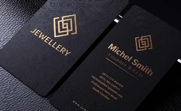 foil Business Cards Sample 4 foil Business Cards Sample 4