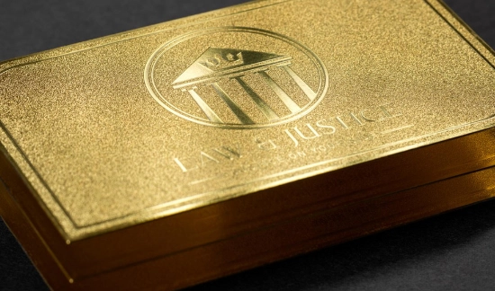 Gold Metal Business Card Gold Metal Business Card