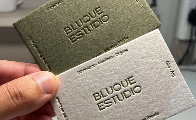 Embossed Business Cards Sample 4