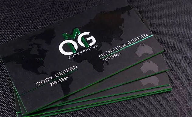 Embossed Business Cards Sample 1 Embossed Business Cards Sample 1