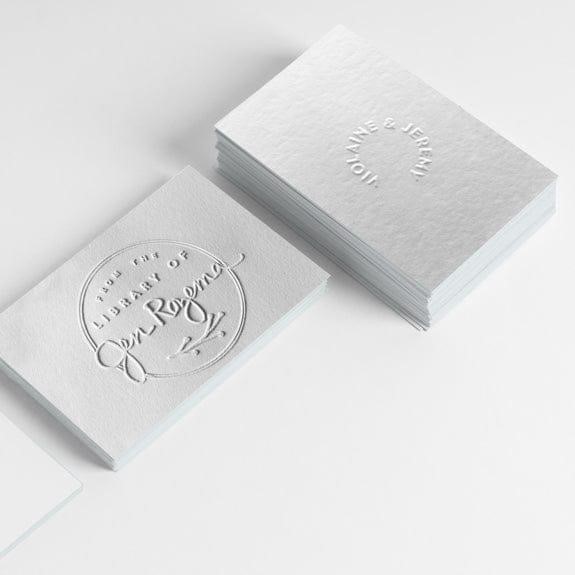 Embossed monograms
